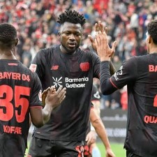 Bayer 04 Leverkusen sikrer sig kneben 4-3-udejr over 1. FSV Mainz 05